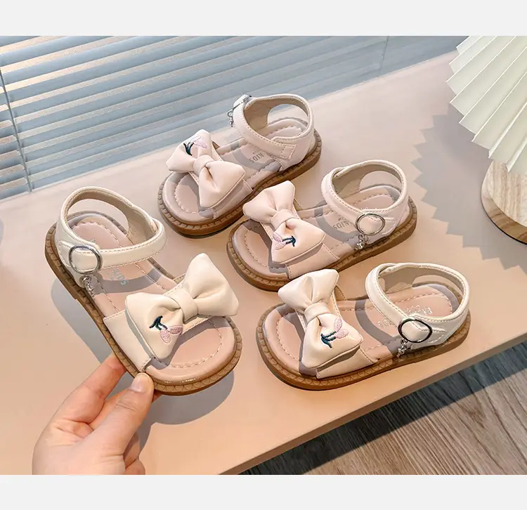 Children Korean Bow Sandals 2025 Summer — feature 7
