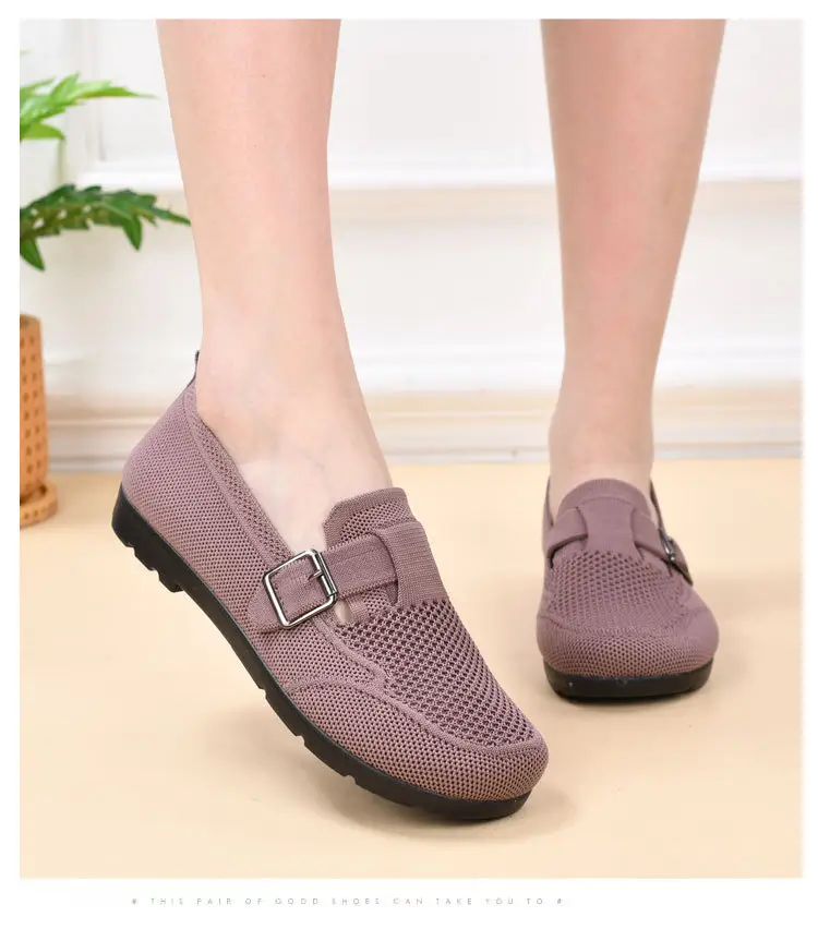 Spring and Summer 2025 New Style Old Beijing Cloth Shoes Women's Casual Shoes Breathable Slip-On Mom Shoes Comfortable and Versatile Birkenstock Shoes — feature 14