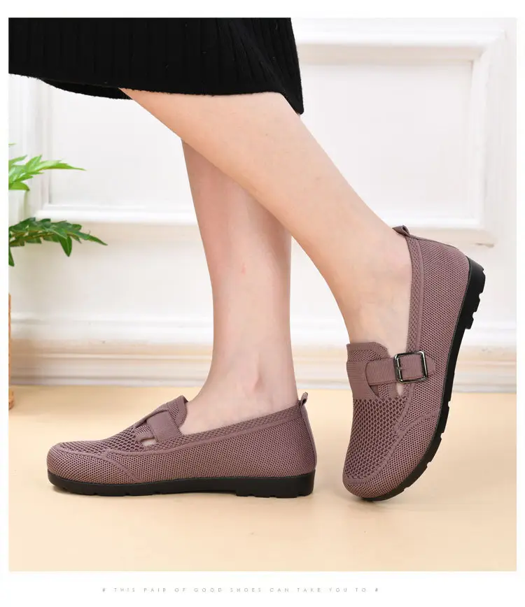 Spring and Summer 2025 New Style Old Beijing Cloth Shoes Women's Casual Shoes Breathable Slip-On Mom Shoes Comfortable and Versatile Birkenstock Shoes — feature 15