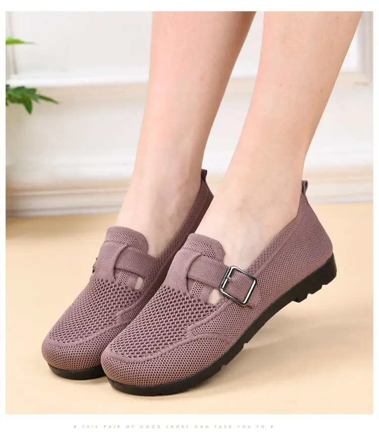 Spring and Summer 2025 New Style Old Beijing Cloth Shoes Women's Casual Shoes Breathable Slip-On Mom Shoes Comfortable and Versatile Birkenstock Shoes — feature 16