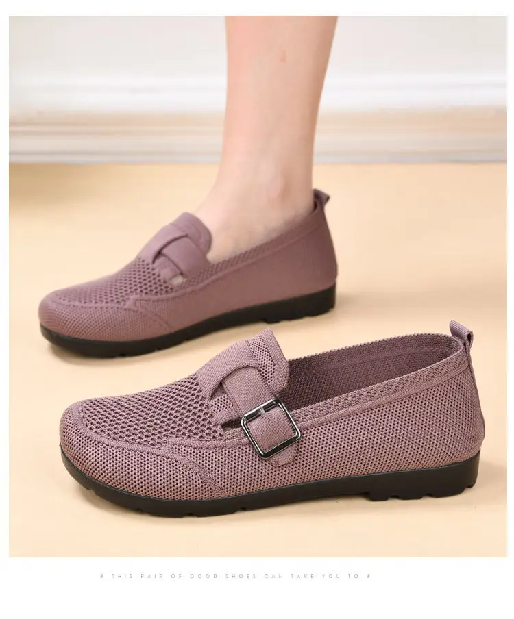 Spring and Summer 2025 New Style Old Beijing Cloth Shoes Women's Casual Shoes Breathable Slip-On Mom Shoes Comfortable and Versatile Birkenstock Shoes — feature 17