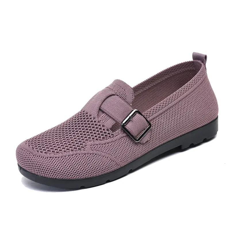 Spring and Summer 2025 New Style Old Beijing Cloth Shoes Women's Casual Shoes Breathable Slip-On Mom Shoes Comfortable and Versatile Birkenstock Shoes - Image 2