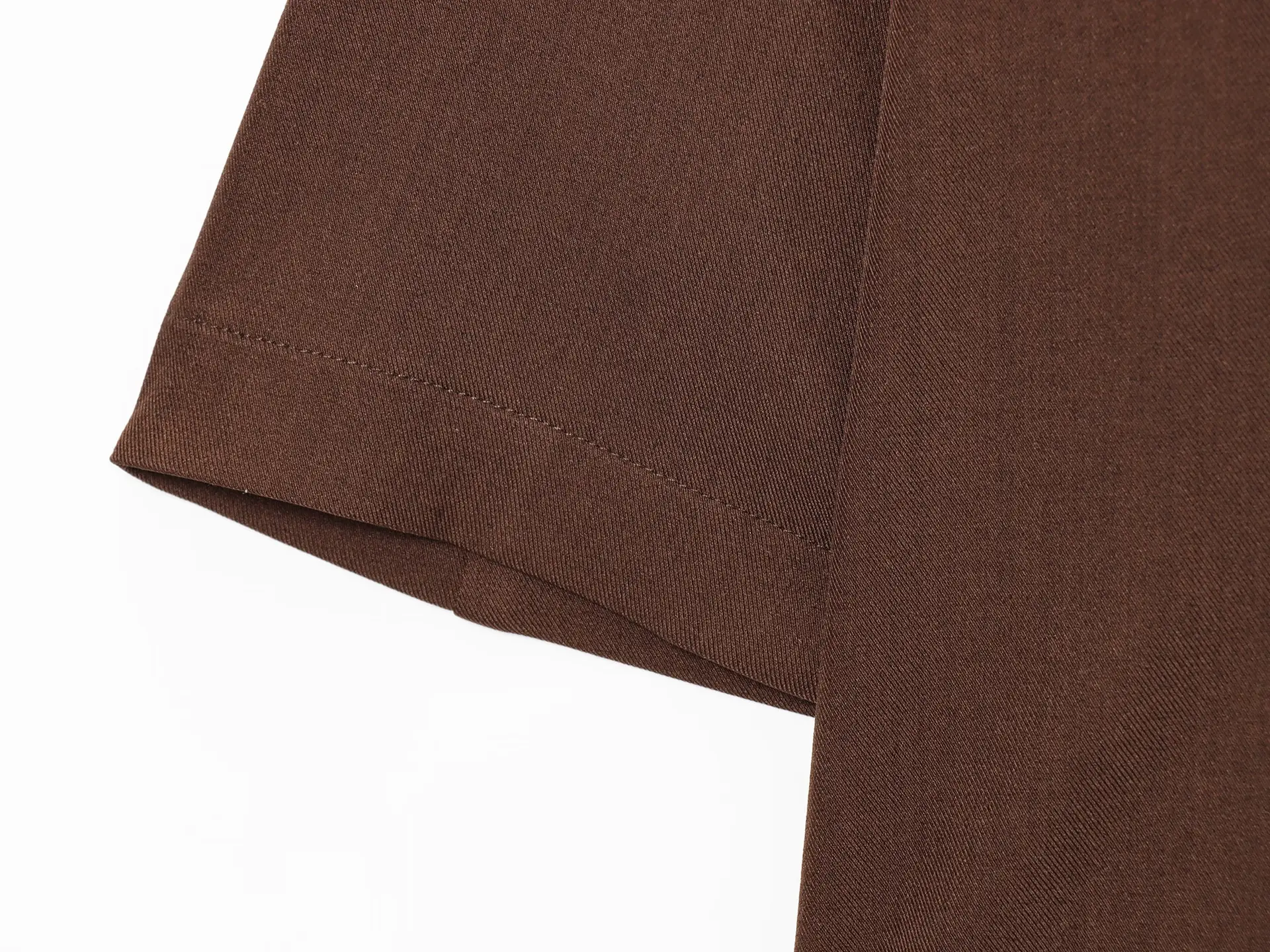 Brown Drawstring Shorts with Beaded Belt for Men — feature 15