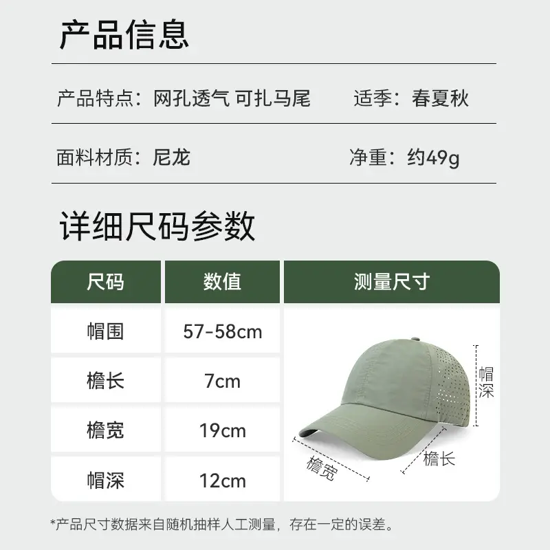 Women Gray Mesh Sunscreen Baseball Cap - Image 15