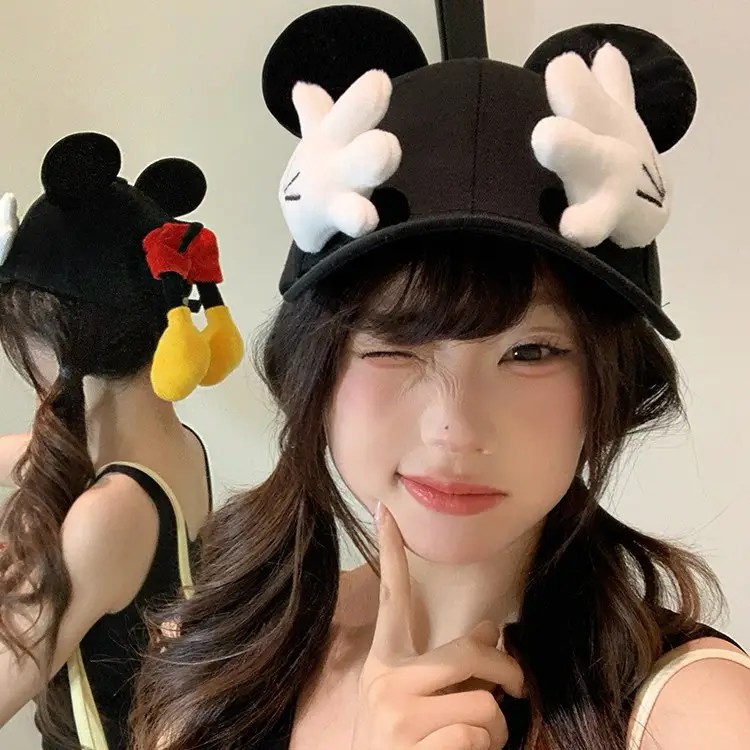 Mickey Mouse Cartoon Cap for Women with Sun Protection - Image 4