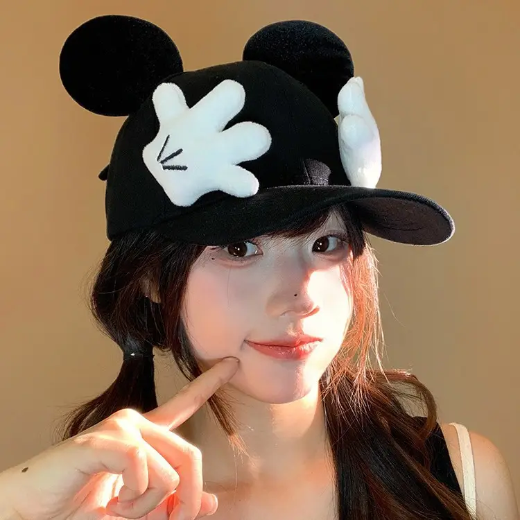 Mickey Mouse Cartoon Cap for Women with Sun Protection - Image 5