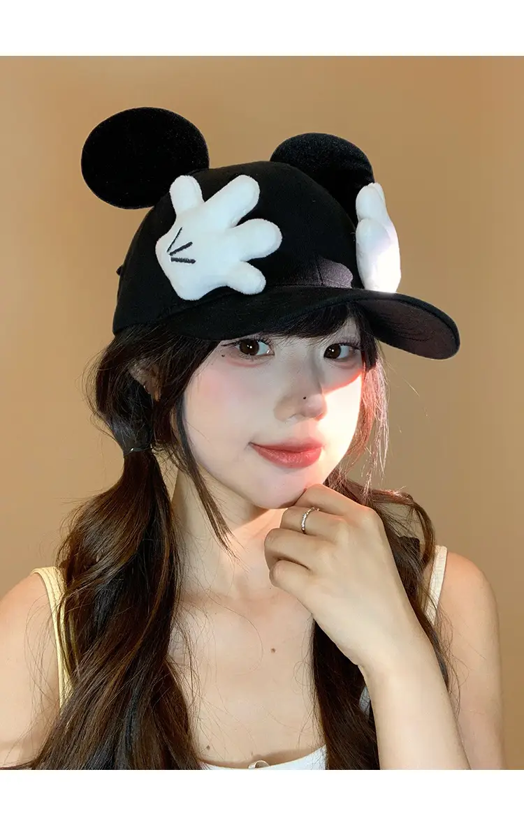 Mickey Mouse Cartoon Cap for Women with Sun Protection — feature 8