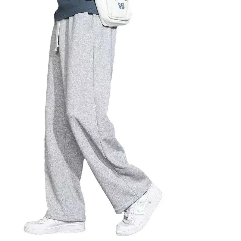 2025 New Casual Pants for Men, Autumn and Winter New Loose Straight Pants, Drapey Sweatpants, Boys' Wide-Leg Pants