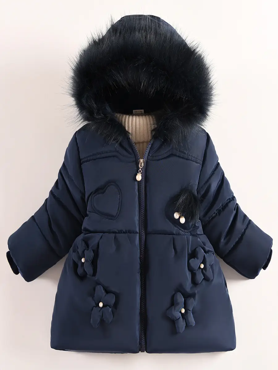 2025 New Boys Export 2-5 Years Old Thickeneded Cotton Coat