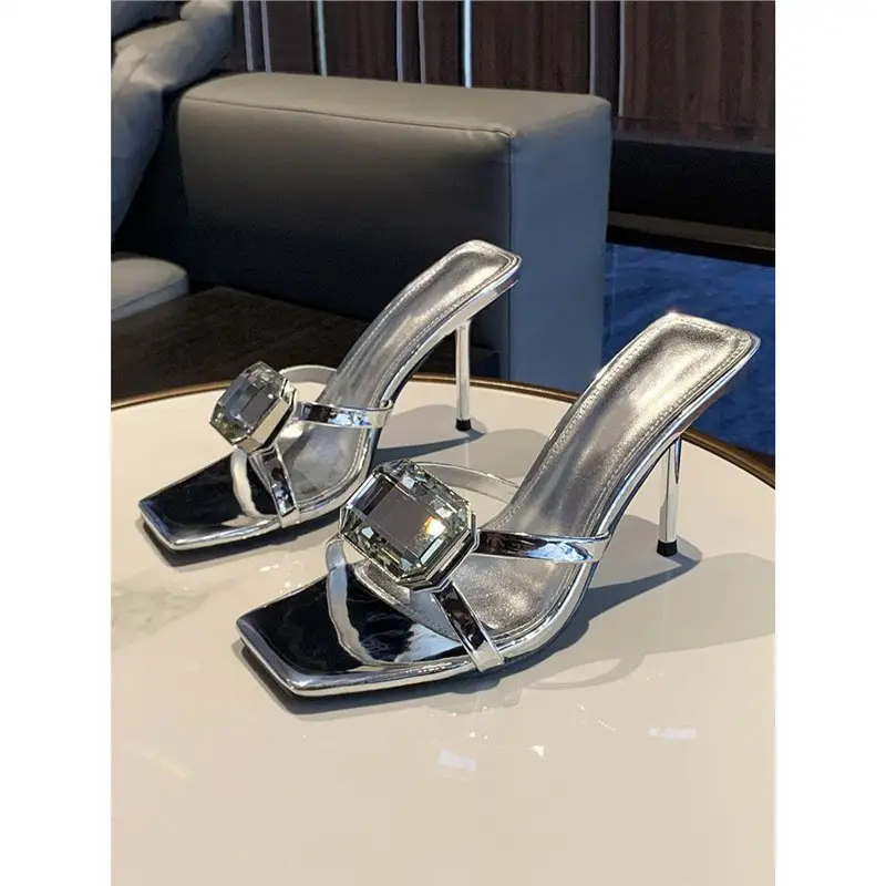 Sexy Cross-Strap High Heel Sandals Women 2025 - Image 2