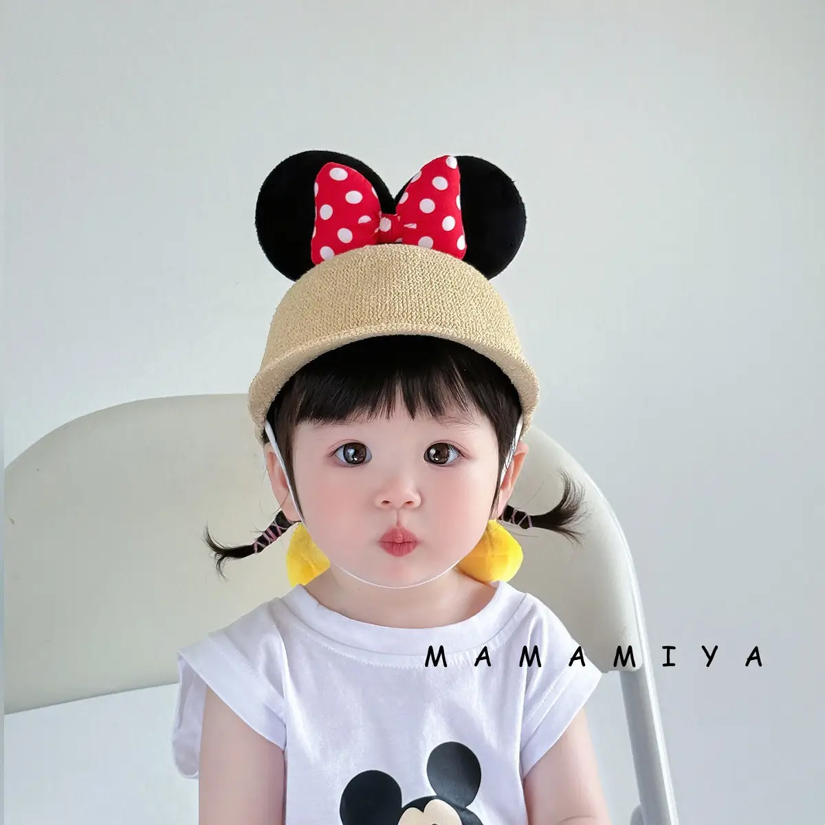 Baby Minnie Bow Hat for Girls Summer Sun Protection — feature 2