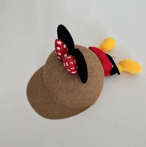 Baby Minnie Bow Hat for Girls Summer Sun Protection - Image 2