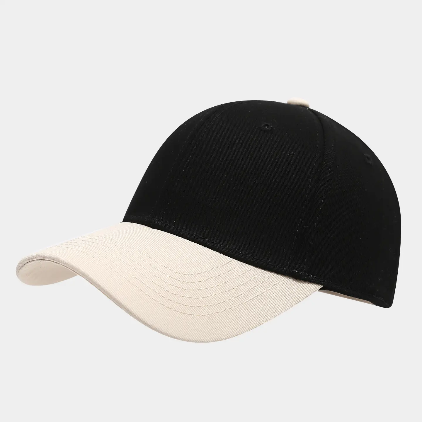 Pure Cotton Baseball Cap Blue White Men Women — feature 4