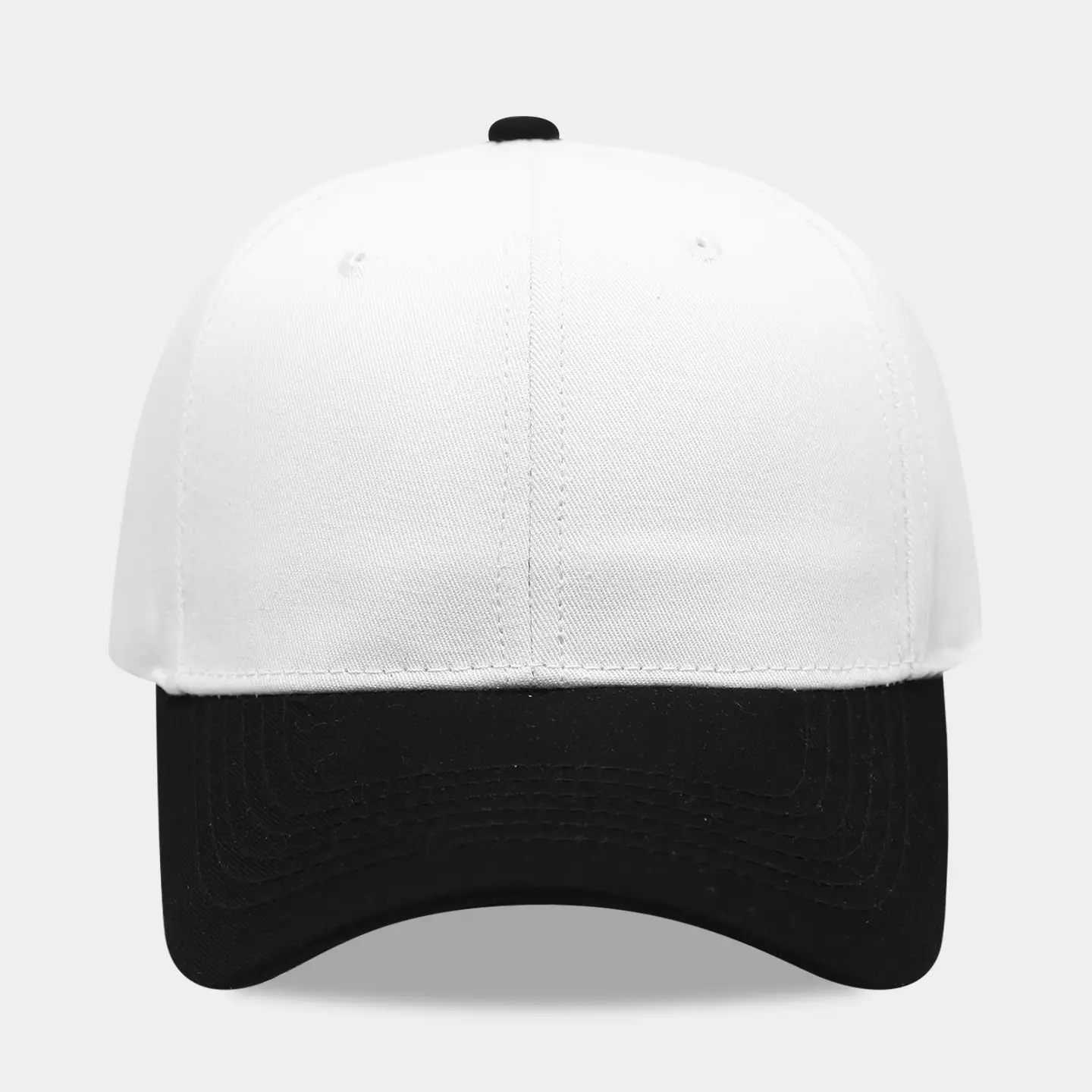Pure Cotton Baseball Cap Blue White Men Women - Image 2