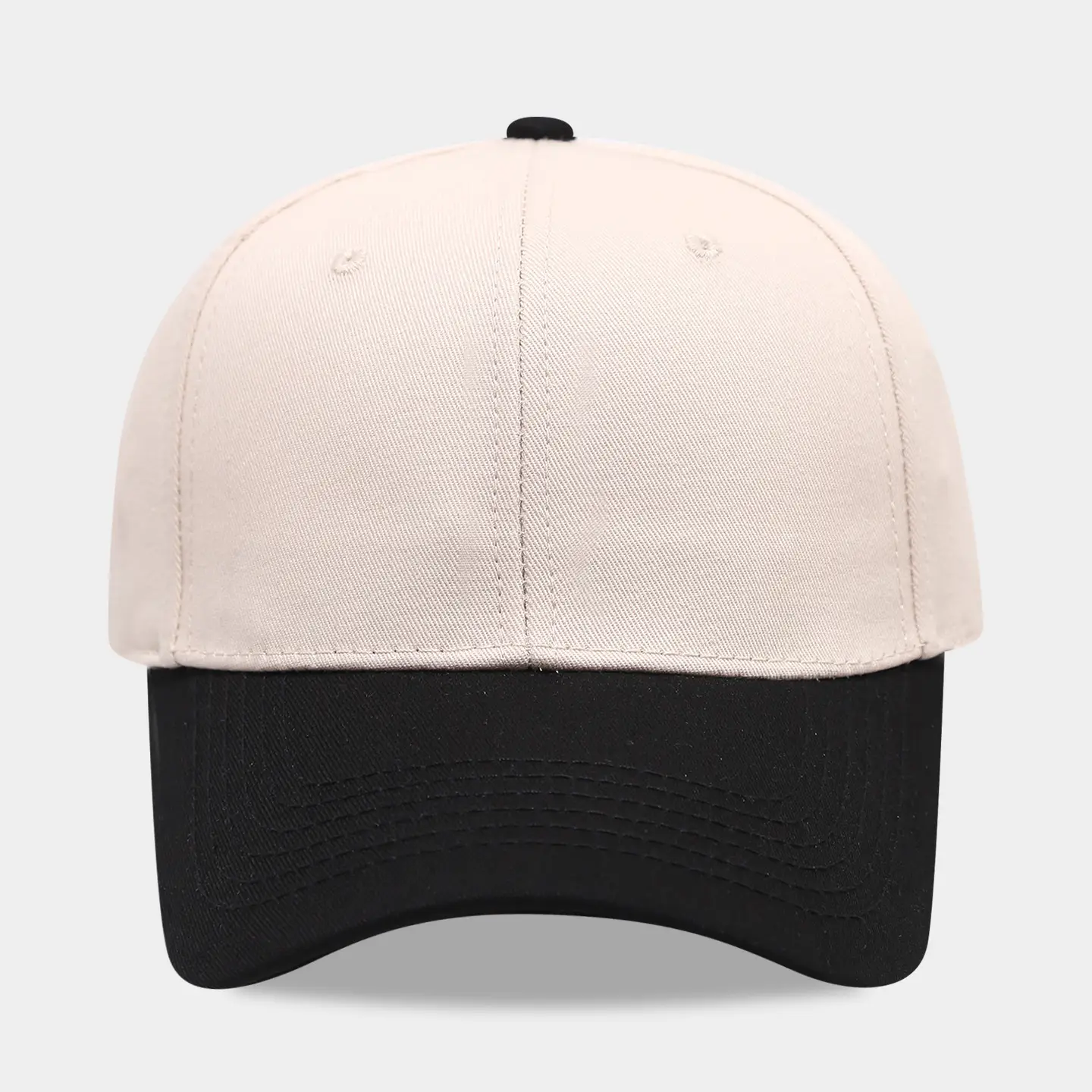 Pure Cotton Baseball Cap Blue White Men Women - Image 3