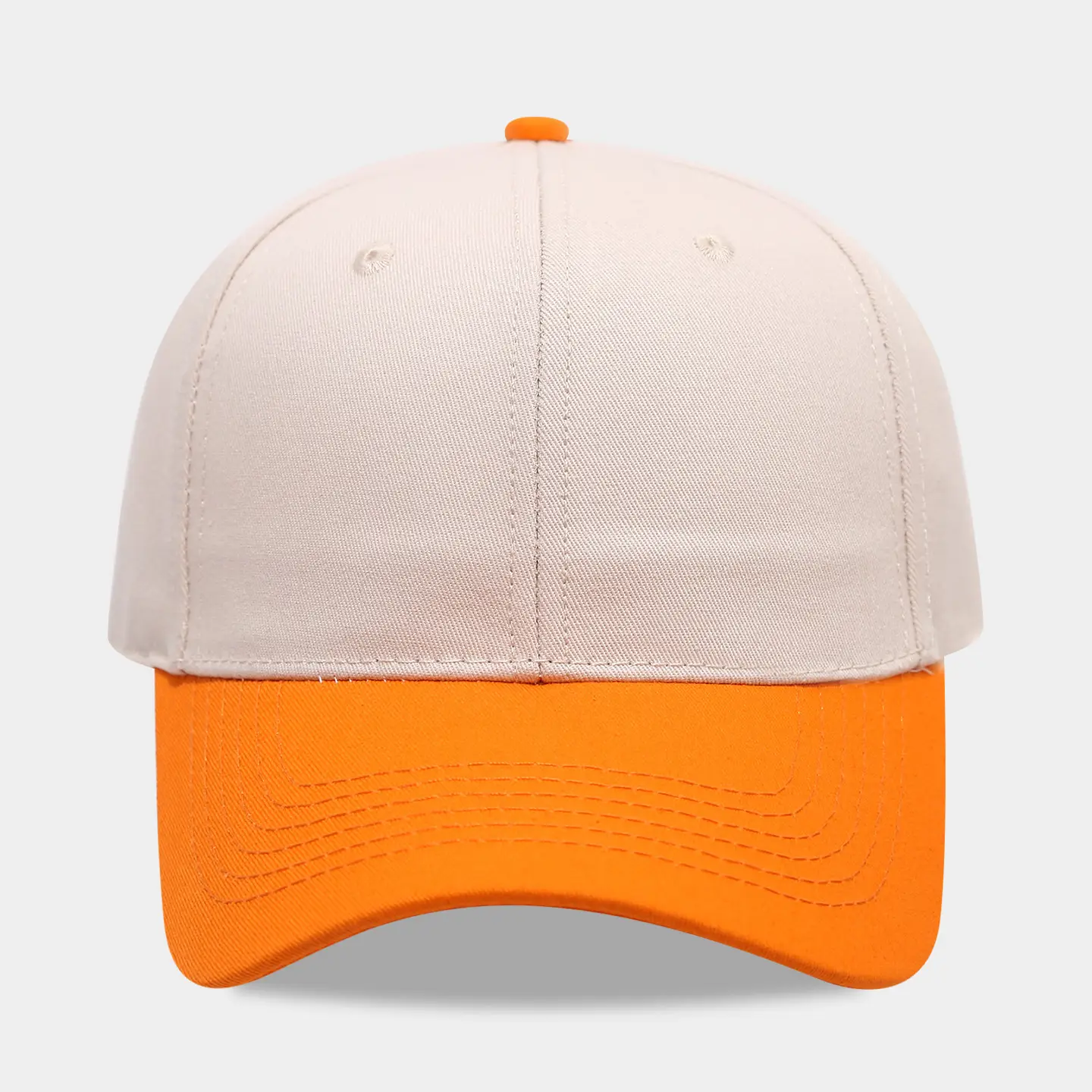 Pure Cotton Baseball Cap Blue White Men Women - Image 5