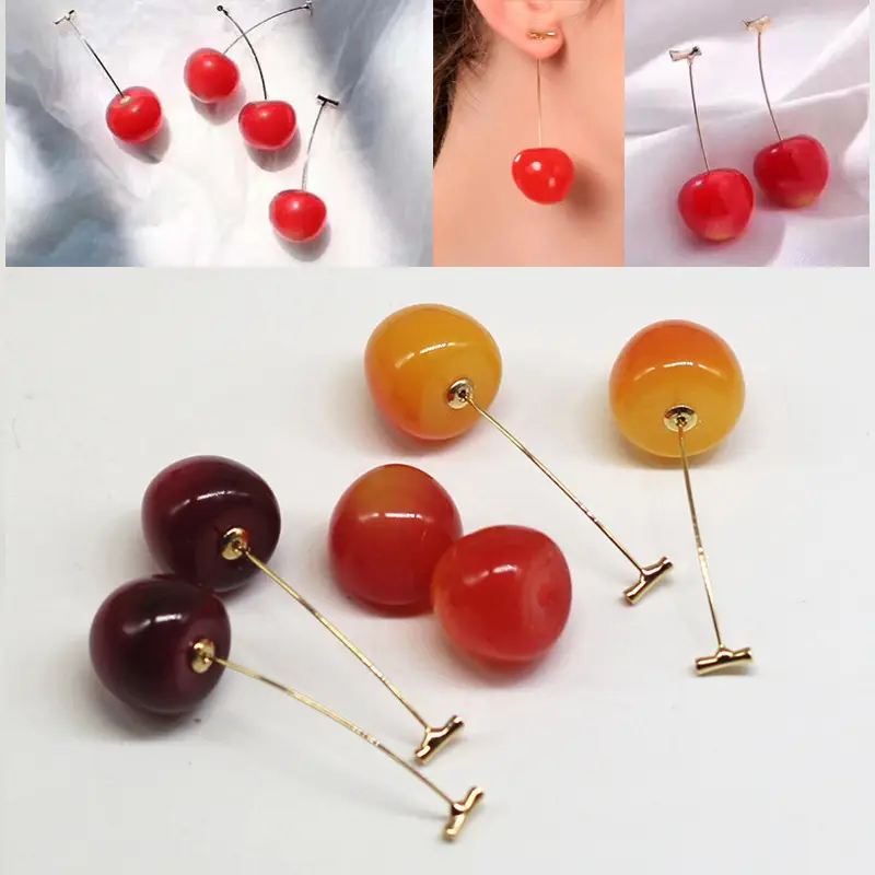 2026 New Cherry Earrings with a Sweet and Stylish Vibe, Versatile for Everyday Wear, Unique and Trendy Design for Women, Ins-Style Niche Fashion Earrings — feature 5