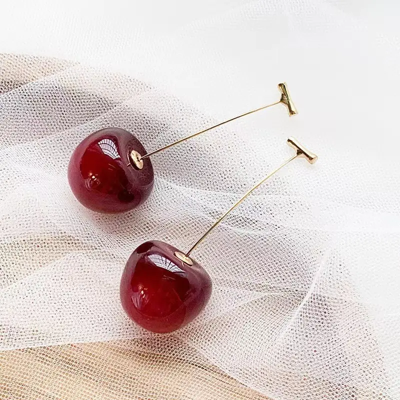 2026 New Cherry Earrings with a Sweet and Stylish Vibe, Versatile for Everyday Wear, Unique and Trendy Design for Women, Ins-Style Niche Fashion Earrings — feature 9