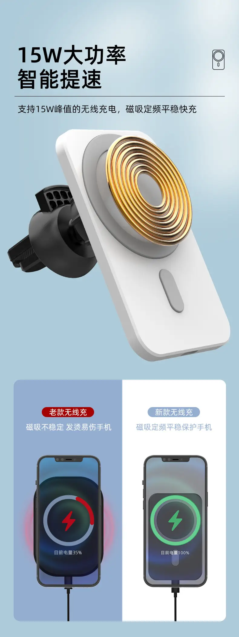 Magnetic Wireless Charging Dock for iPhone 12+ — feature 5