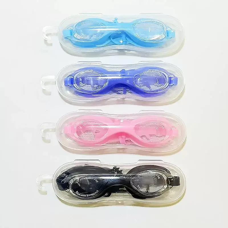 Adult Swimming Goggles for Men and Women, Flat, Fashionable, High-Definition, Waterproof, with Earplugs, Integrated Anti-Fog Swimming Goggles Manufacturer Wholesale