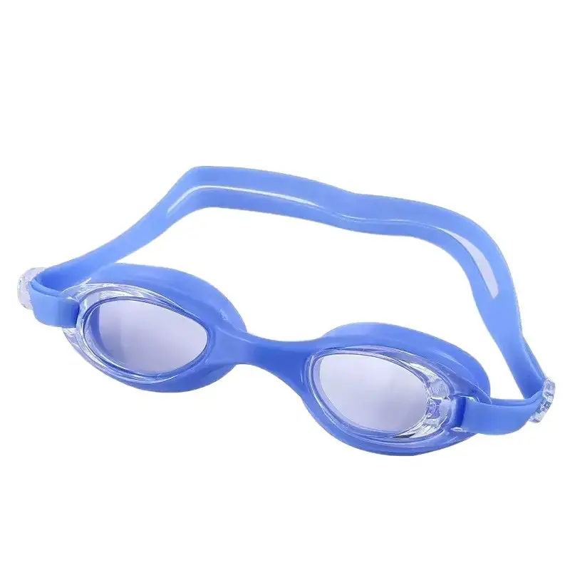 Adult Swimming Goggles for Men and Women, Flat, Fashionable, High-Definition, Waterproof, with Earplugs, Integrated Anti-Fog Swimming Goggles Manufacturer Wholesale