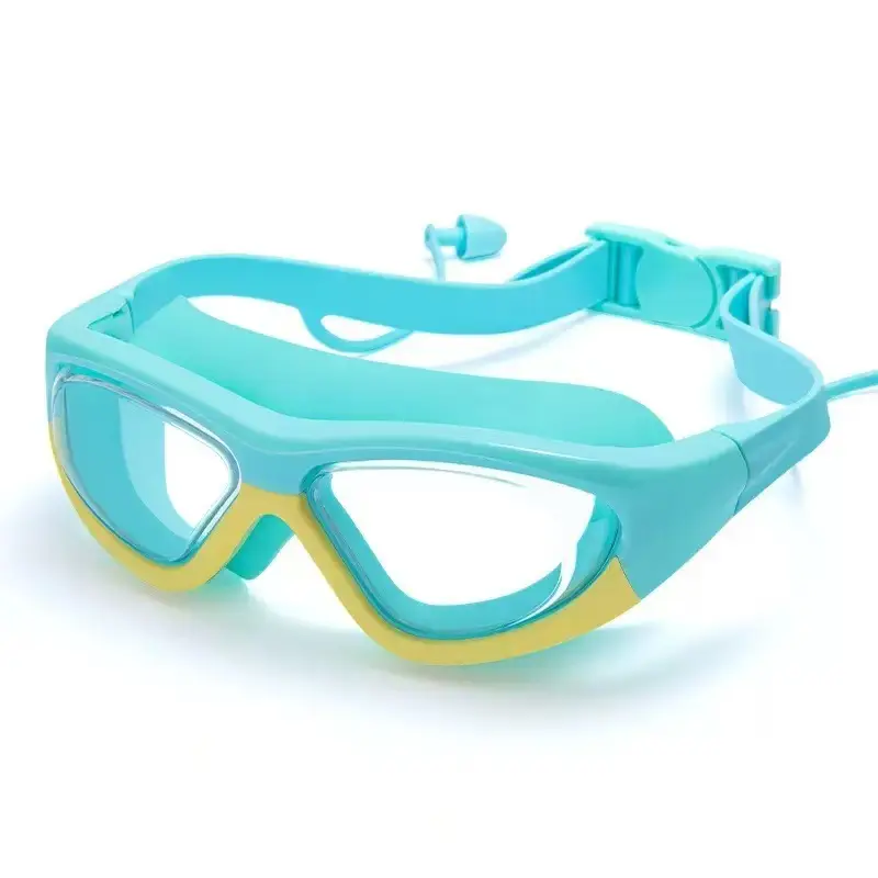 Adult Swimming Goggles for Men and Women, Flat, Fashionable, High-Definition, Waterproof, with Earplugs, Integrated Anti-Fog Swimming Goggles Manufacturer Wholesale — feature 9