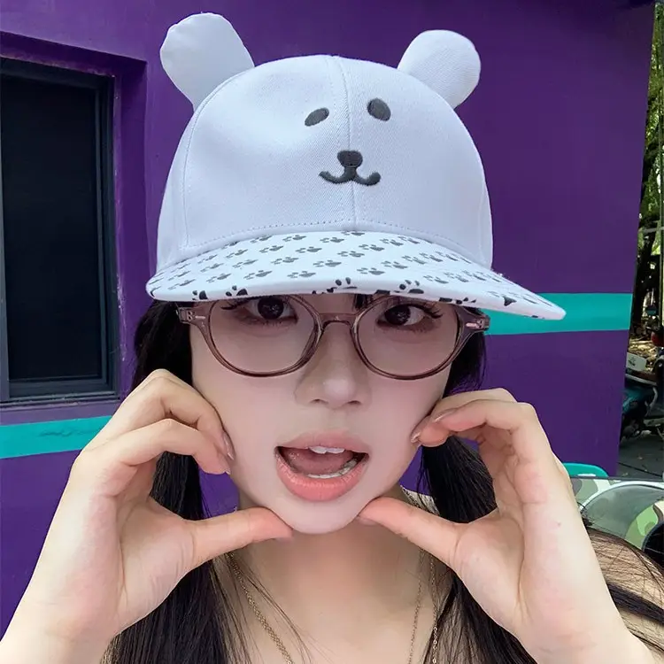 Japanese Style Bear Paw Cap for Women Summer Hat