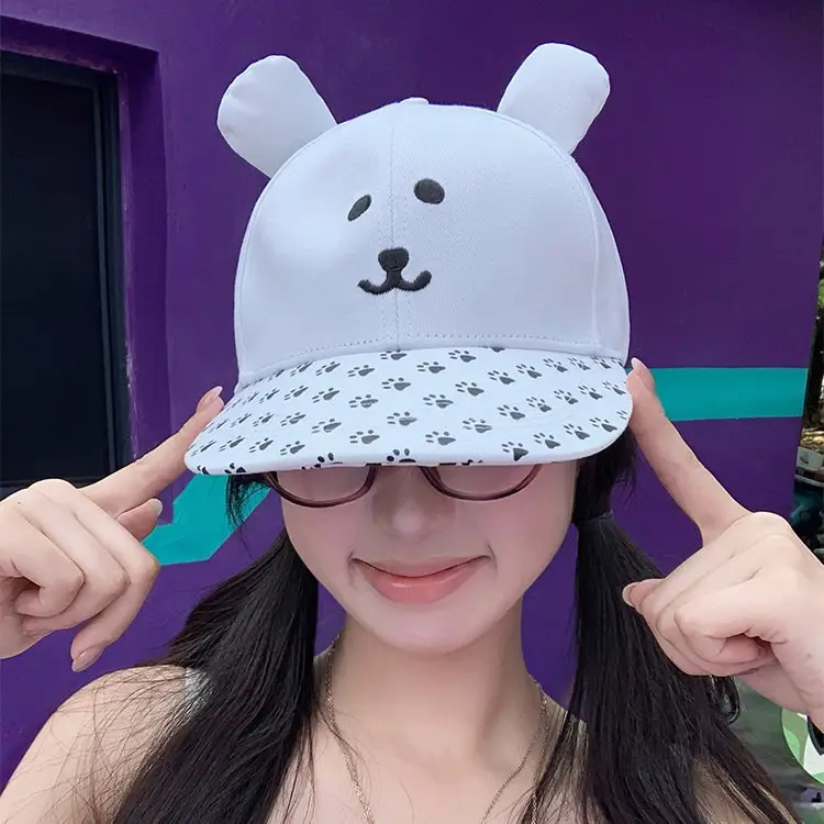 Japanese Style Bear Paw Cap for Women Summer Hat