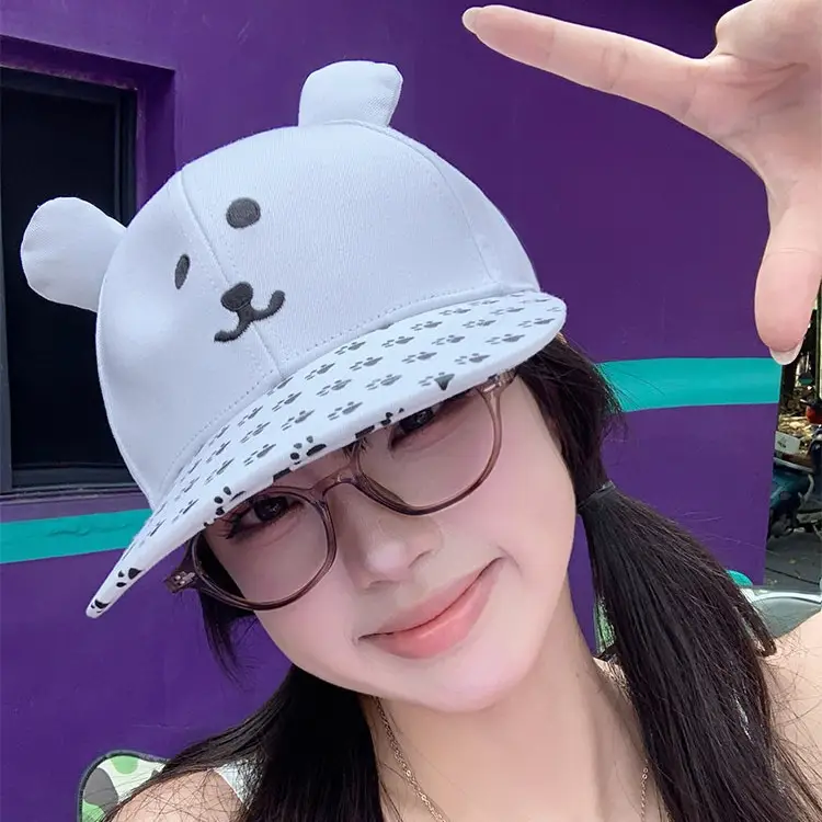 Japanese Style Bear Paw Cap for Women Summer Hat