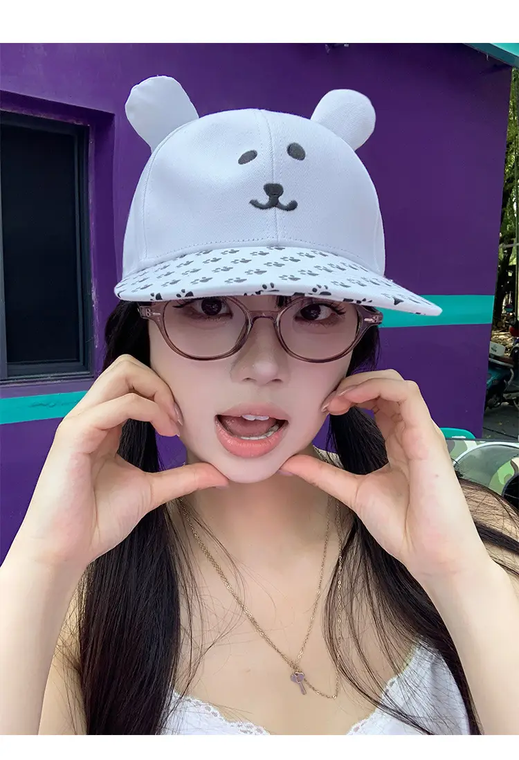 Japanese Style Bear Paw Cap for Women Summer Hat — feature 6