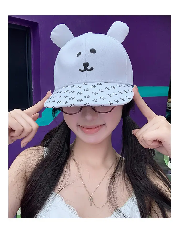 Japanese Style Bear Paw Cap for Women Summer Hat — feature 7