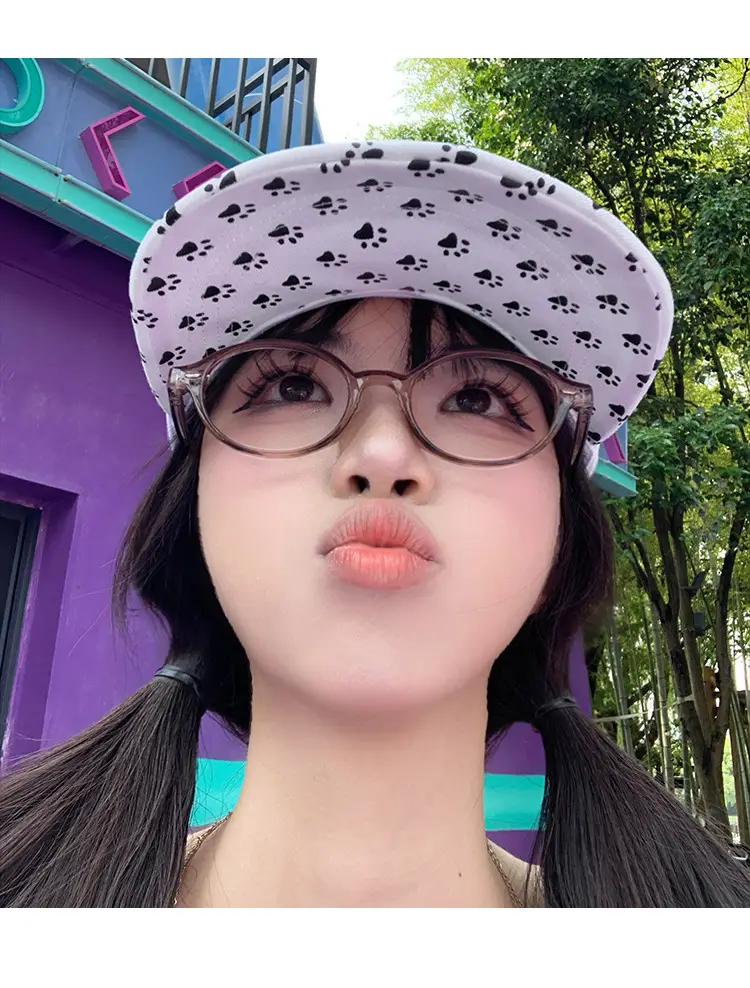 Japanese Style Bear Paw Cap for Women Summer Hat — feature 9