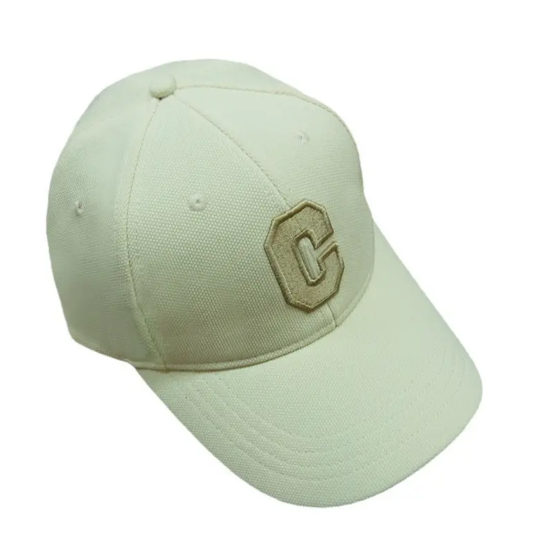 Women's White CG Embroidered Baseball Cap - Image 7