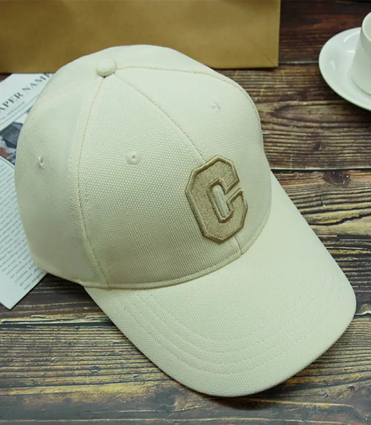 Women's White CG Embroidered Baseball Cap — feature 2