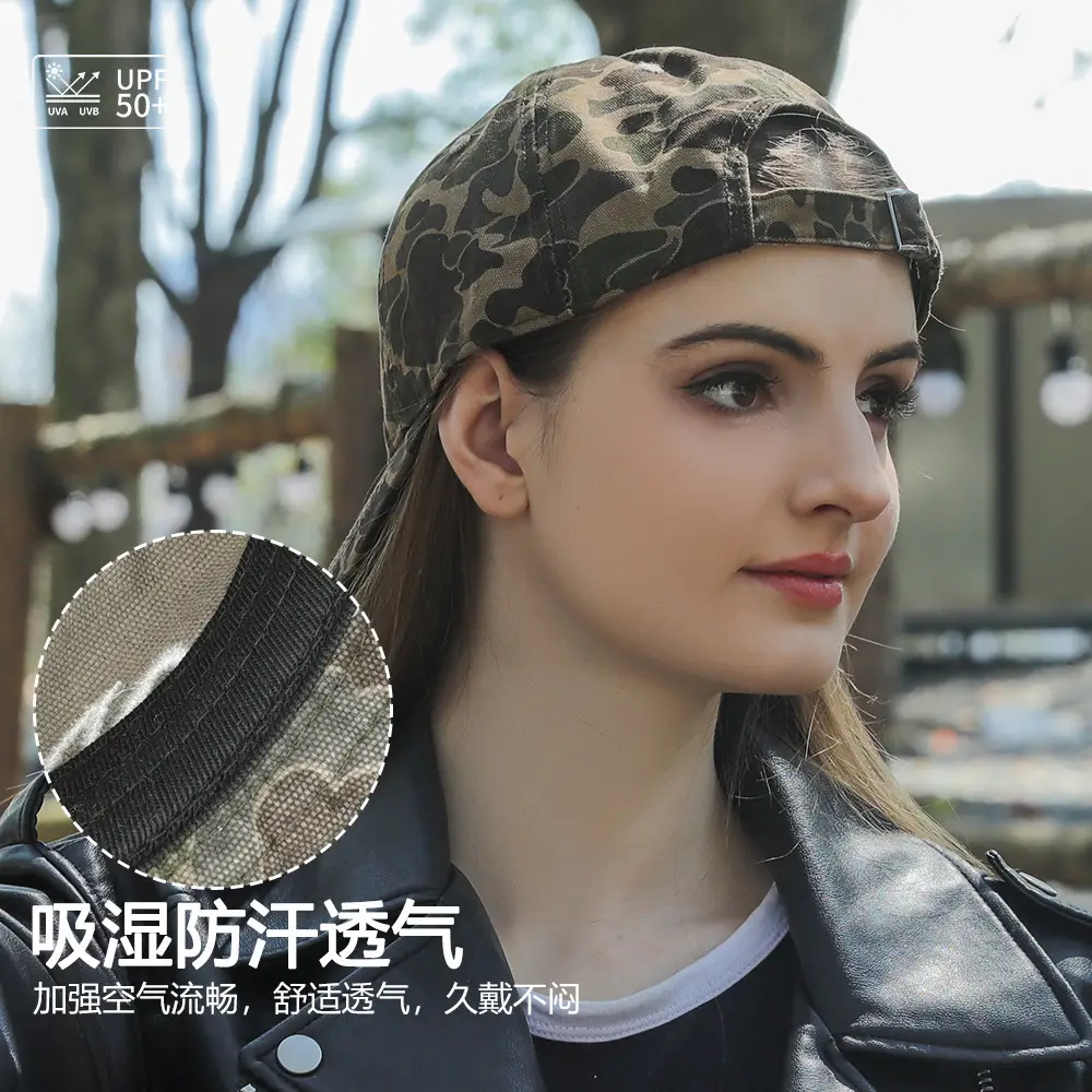 Niche Camouflage Baseball Cap Women Men Sunshade Duckbill - Image 8