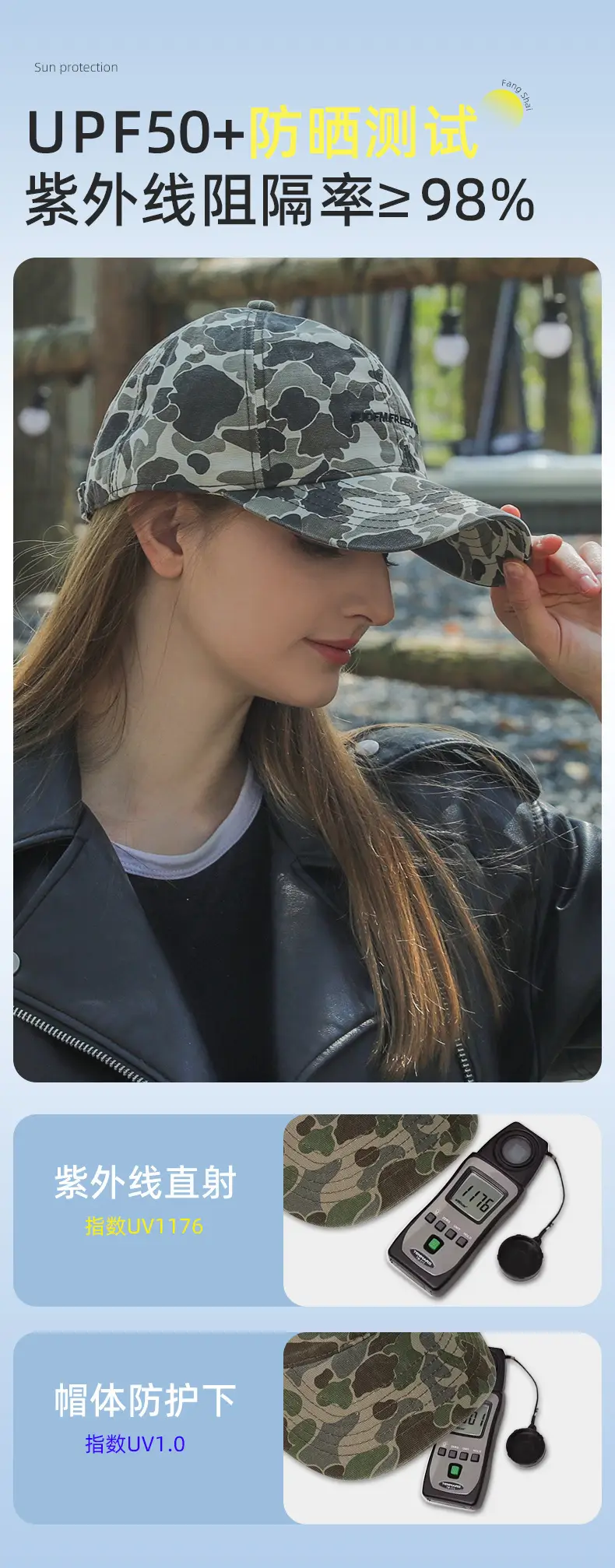 Niche Camouflage Baseball Cap Women Men Sunshade Duckbill — feature 10