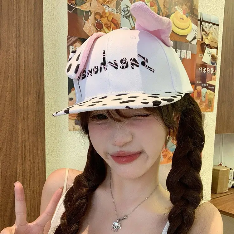 Cute Dalmatian Baseball Cap for Women Niche Y2K Style - Image 3