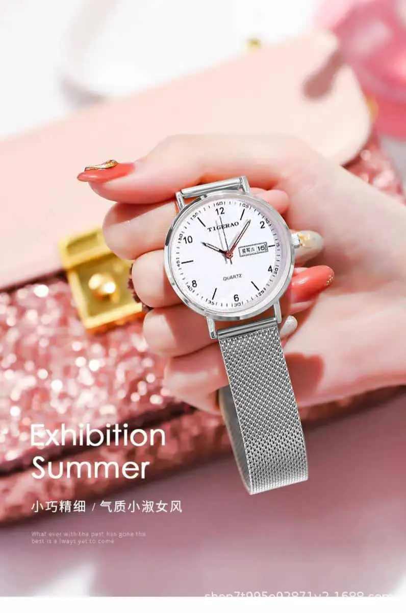 Fully Automatic, High-Looking and Versatile Women's Watch with Dual Calendar, Waterproof and Luminous, Ultra-Thin Quartz Watch for Girls — feature 4
