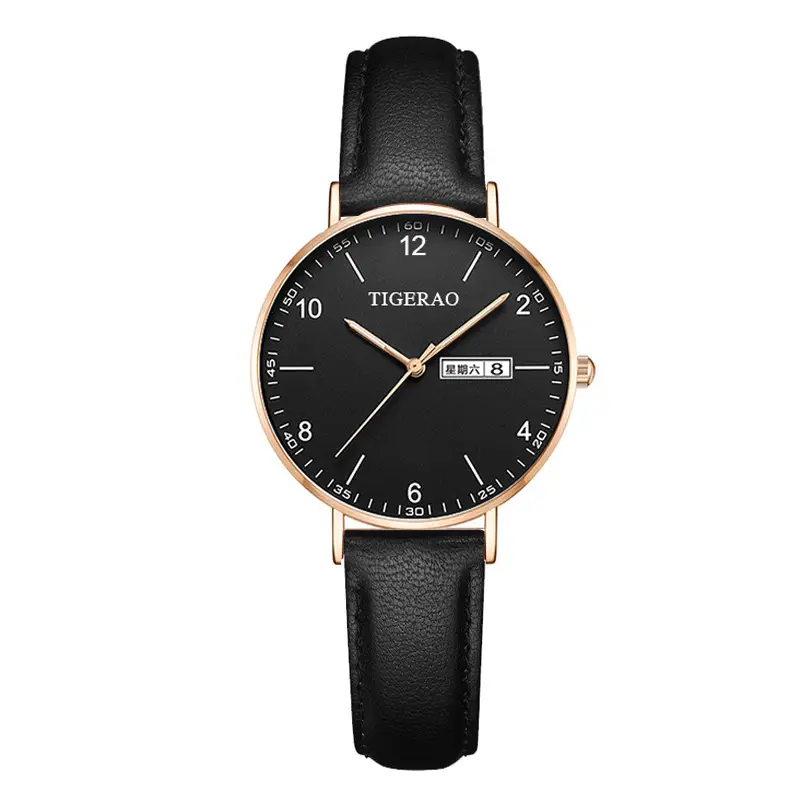 Fully Automatic, High-Looking and Versatile Women's Watch with Dual Calendar, Waterproof and Luminous, Ultra-Thin Quartz Watch for Girls