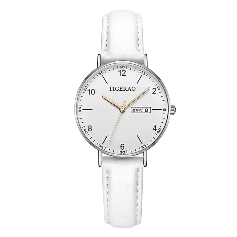 Fully Automatic, High-Looking and Versatile Women's Watch with Dual Calendar, Waterproof and Luminous, Ultra-Thin Quartz Watch for Girls