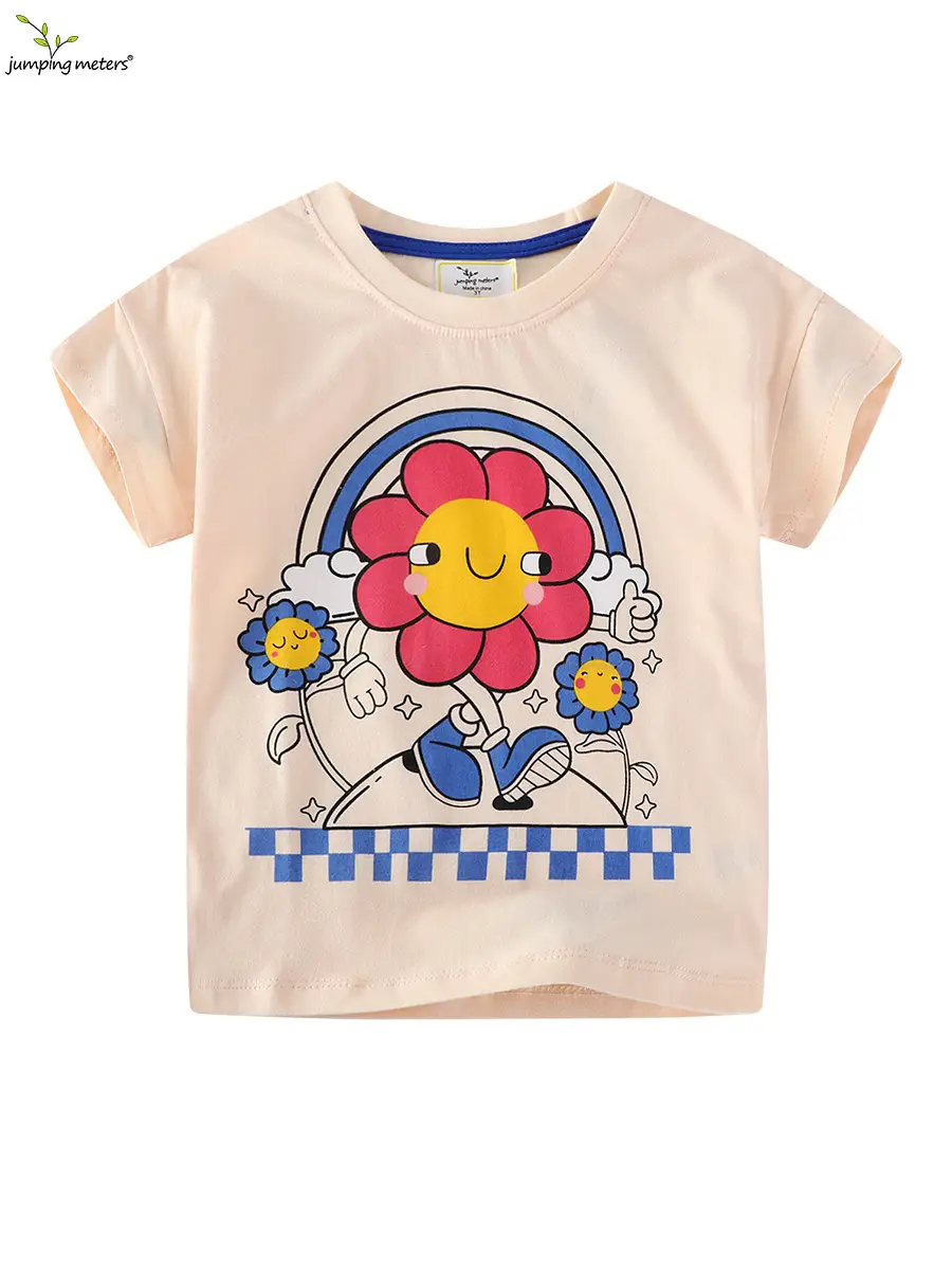 Kids Floral Cross Border T-Shirt Set Small Medium - Image 3