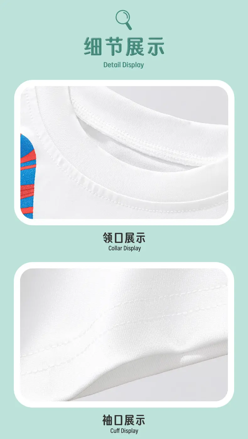 2025 Summer New Boys T-Shirt Cartoon Dinosaur White — feature 7