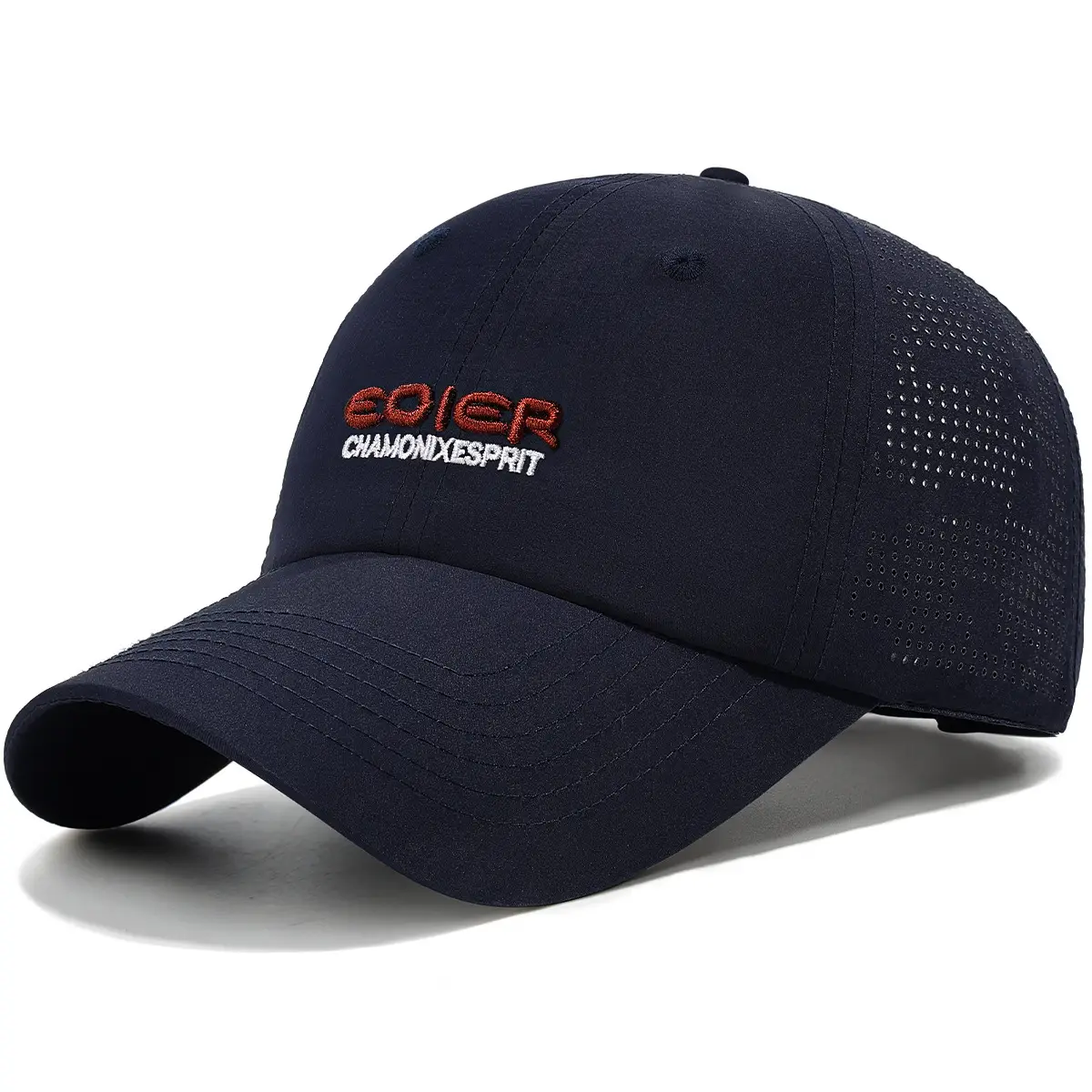 Korean Style Grey Baseball Cap with Embroidered Logo - Image 14