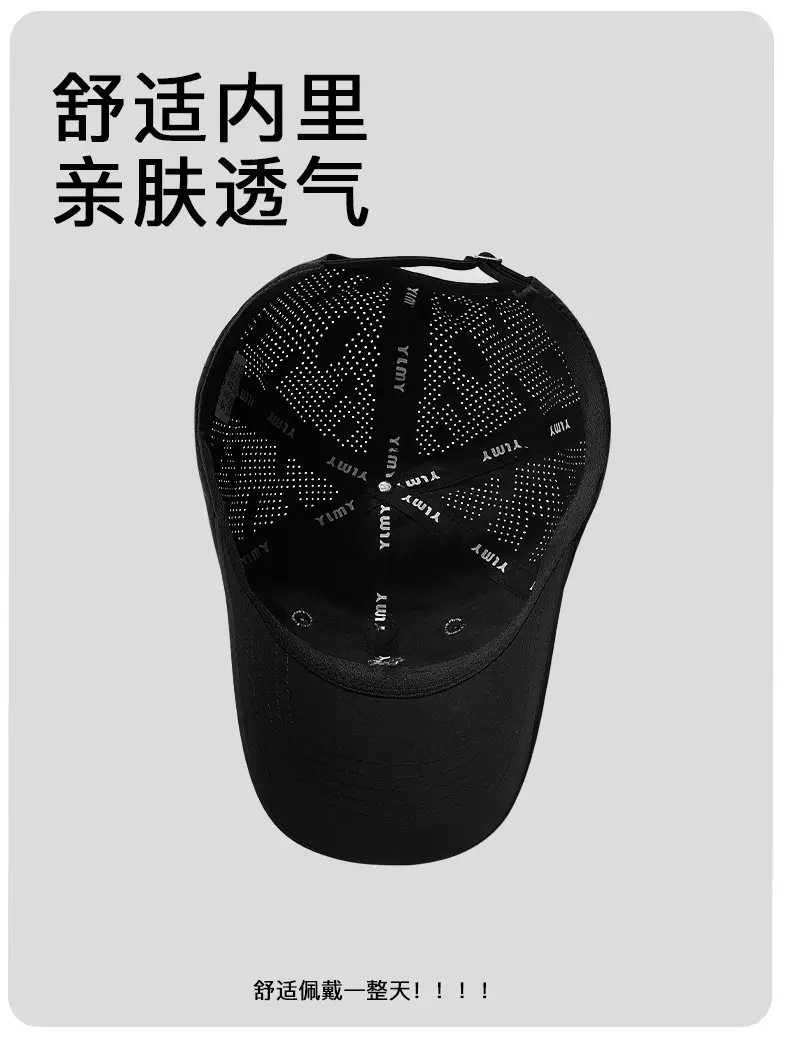Korean Style Grey Baseball Cap with Embroidered Logo β feature 12