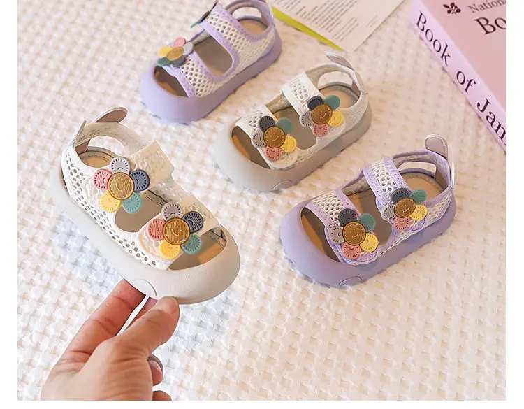 Baby Girl Flower Sandals White Mesh 2025 — feature 7