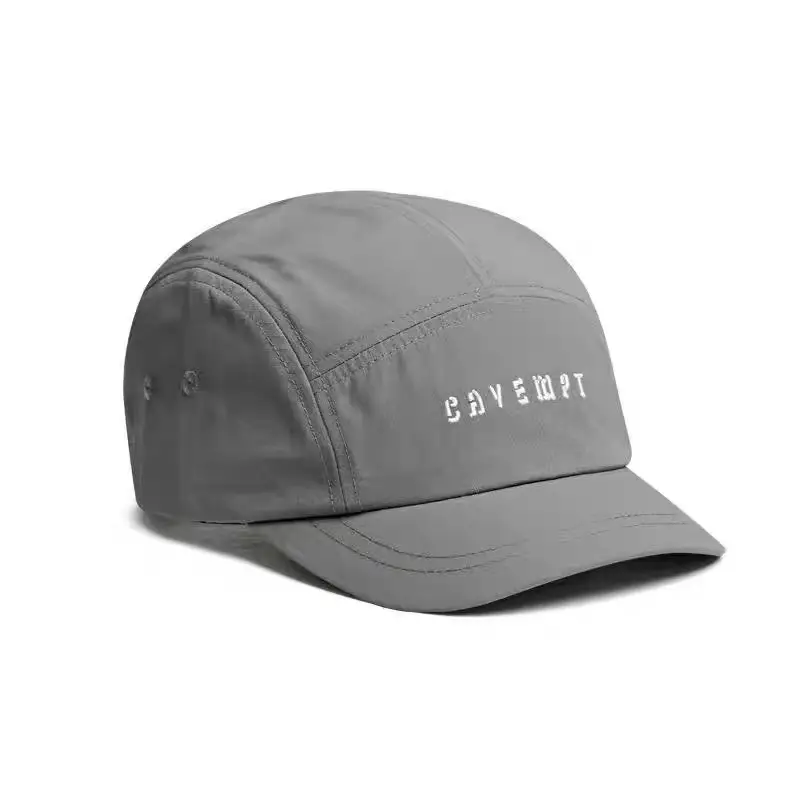 Gray Japanese-Style Baseball Cap with "CAMEOFT" Embroidery - Image 3