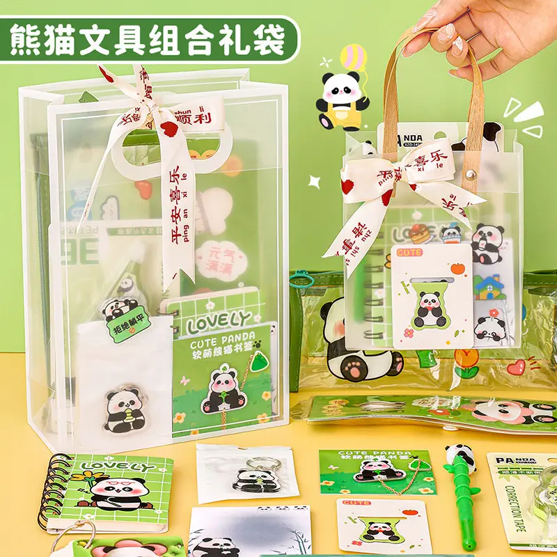 Panda Stationery Set for Students, Practical Rewards for the Beginning of School Season, School Supplies, Prizes, Birthday Gifts, Cute Gifts - Image 5