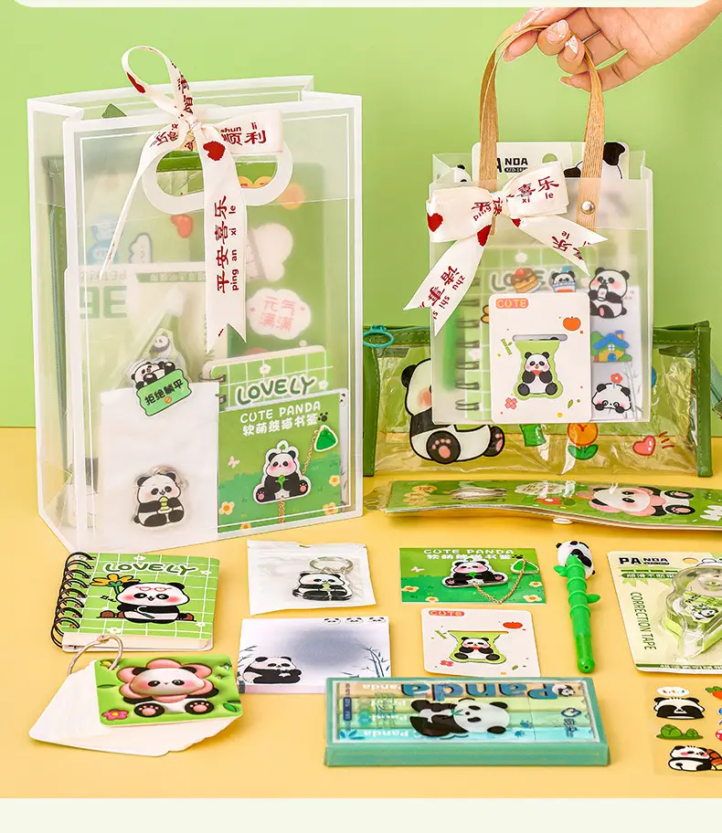 Panda Stationery Set for Students, Practical Rewards for the Beginning of School Season, School Supplies, Prizes, Birthday Gifts, Cute Gifts — feature 11
