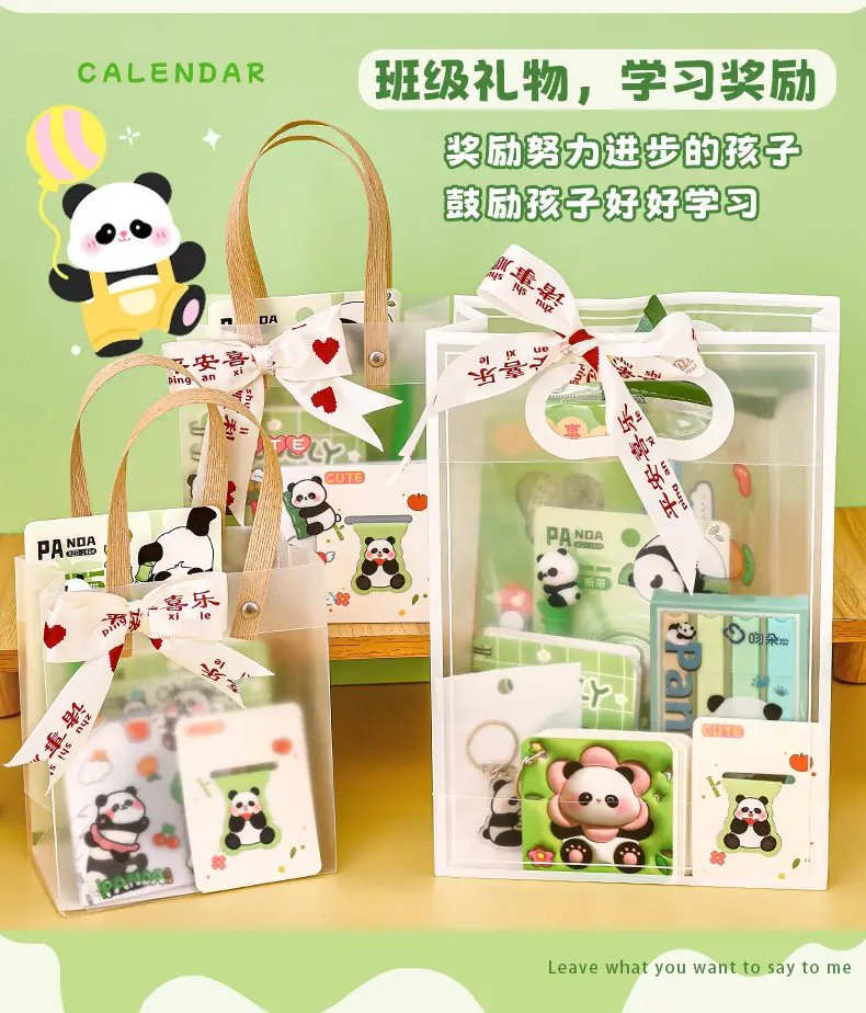 Panda Stationery Set for Students, Practical Rewards for the Beginning of School Season, School Supplies, Prizes, Birthday Gifts, Cute Gifts — feature 9