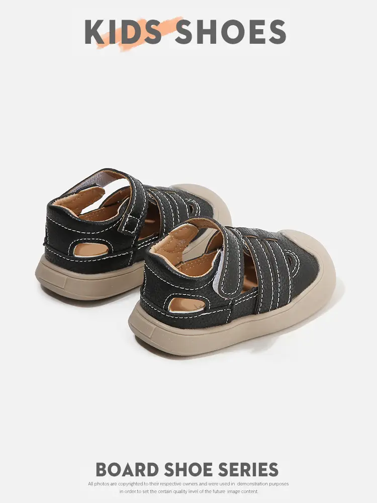 Boys' Toe-Toe Anti-Kick Sandals Beige — feature 10